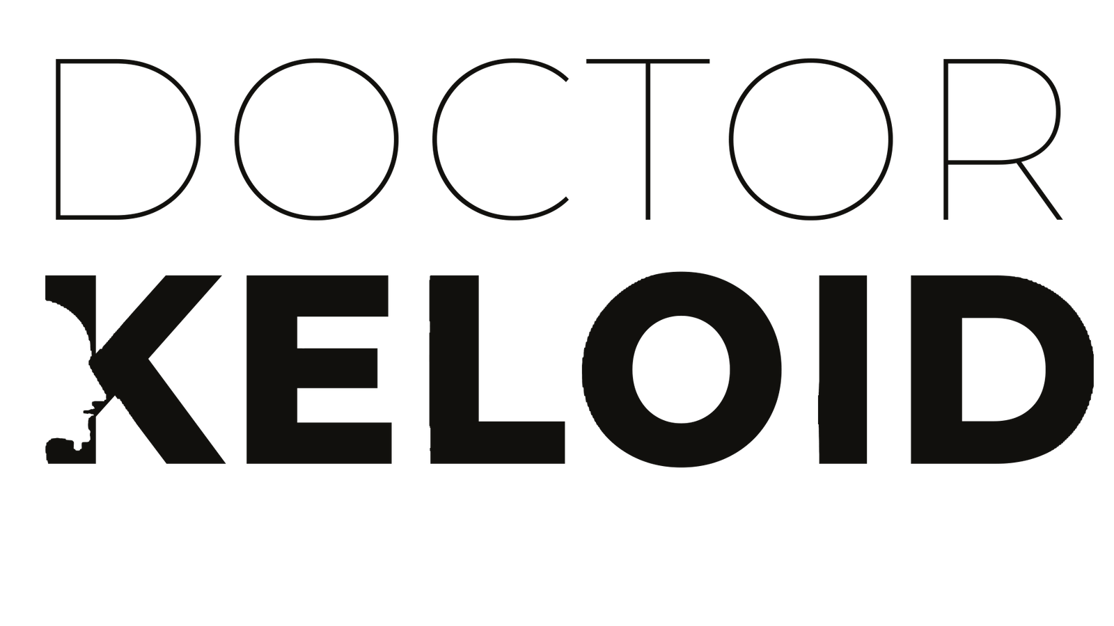 Dr keloid face logo
